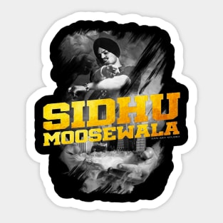 Sidhu Moosewala Art Sticker